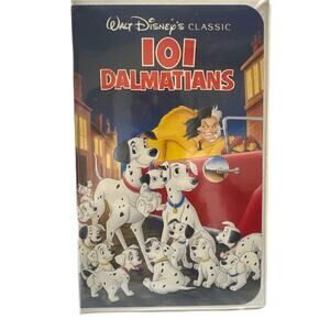 Walt Disney Classics VHS Movie 101 Dalmations, Black Diamond 79 Minutes
